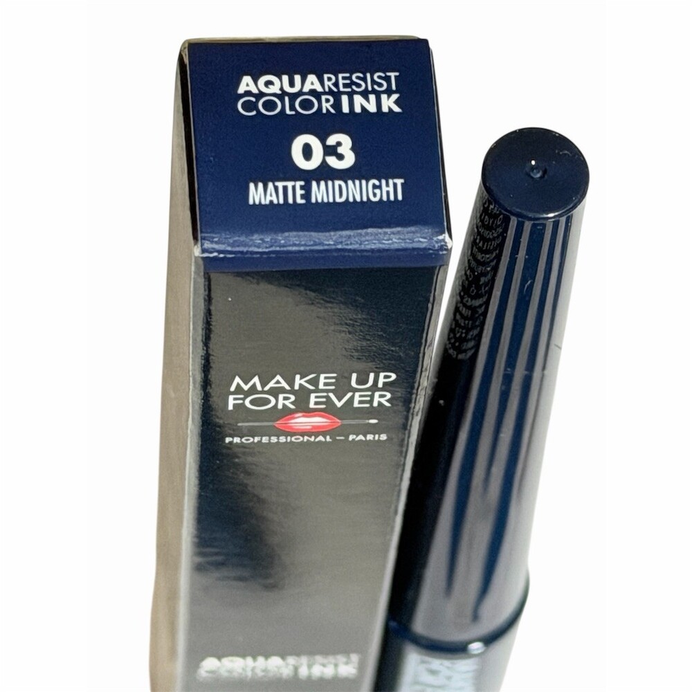 Make Up For Ever Aqua Resist Color Ink Liquid Eyeliner 03 Matte Midnight
